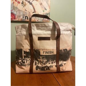 Pebble Beach Concours Road Race OSPREY Tote Bag JULIAN GRAHAM Graeme Ellisdon